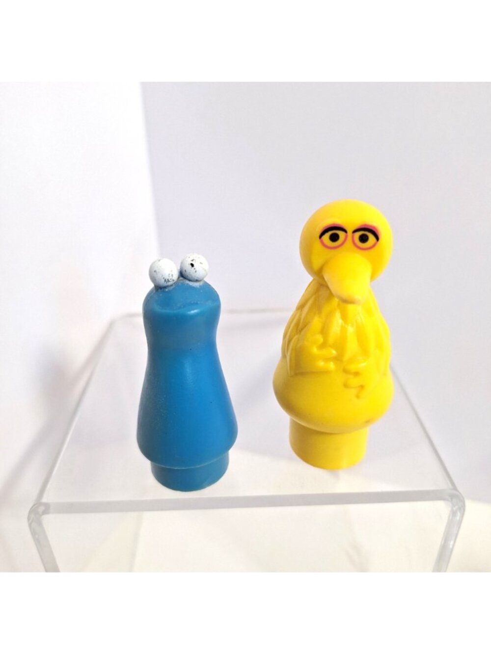 Little People Sesame Street Big Bird Cookie Monster Fisher Price Vintage Lot - Picture 2 of 9